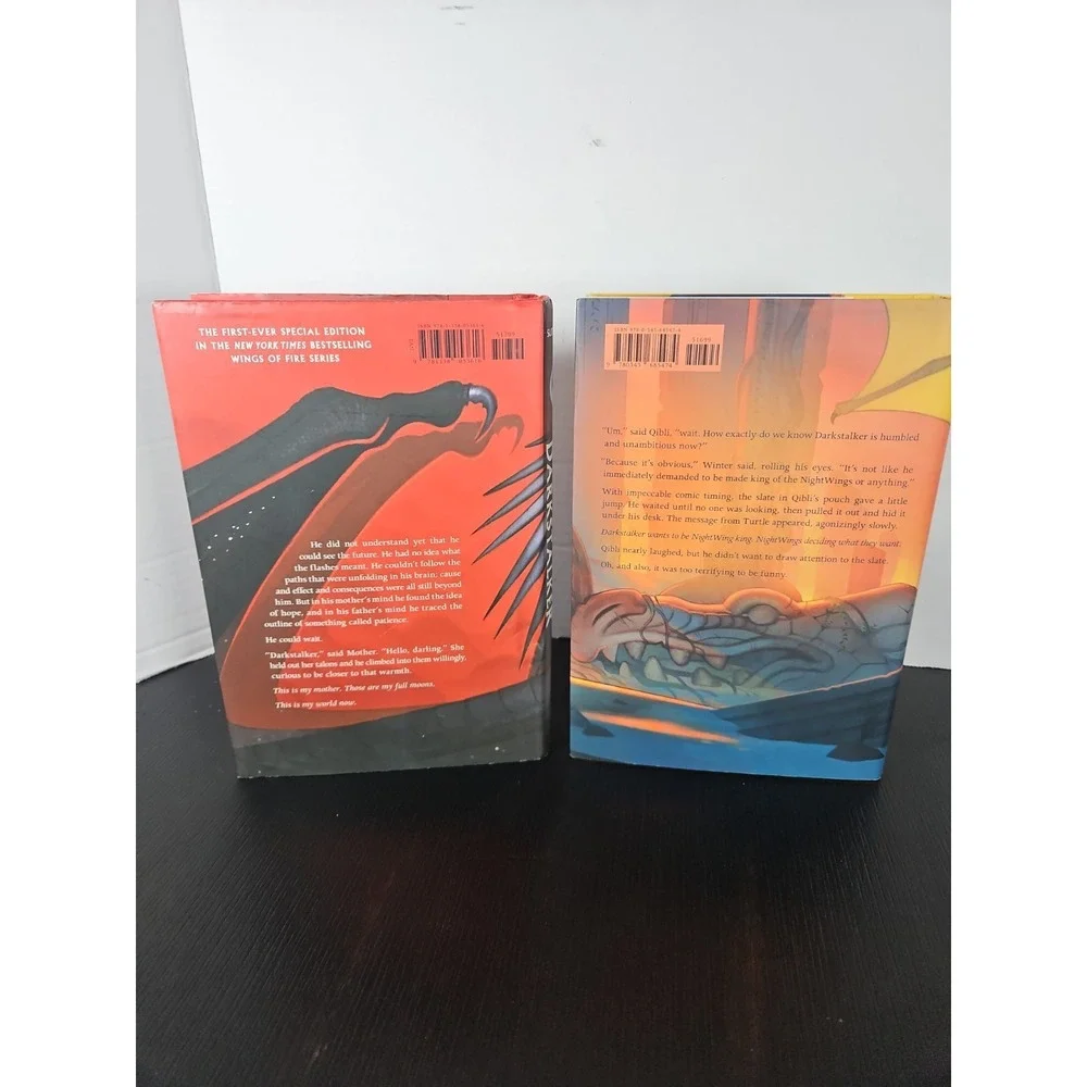 Tui T. Sutherland - Wings Of Fire Series Hardcover Books Lot Of 2 NEW